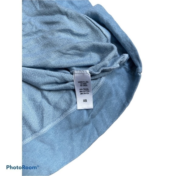 SOUL CYCLE find your soul long sleeve light blue graphic t-shirt size xs - Picture 5 of 5